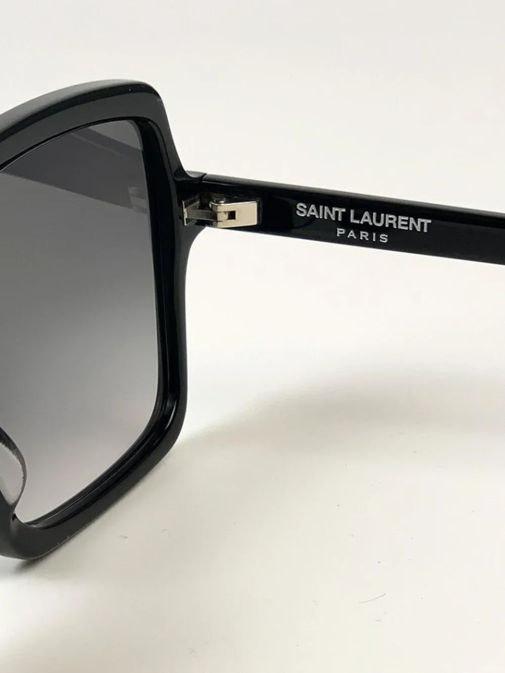 SAINT LAURENT SL174 001 BLACK OVERSIZED SQUARE SUNGLASSES